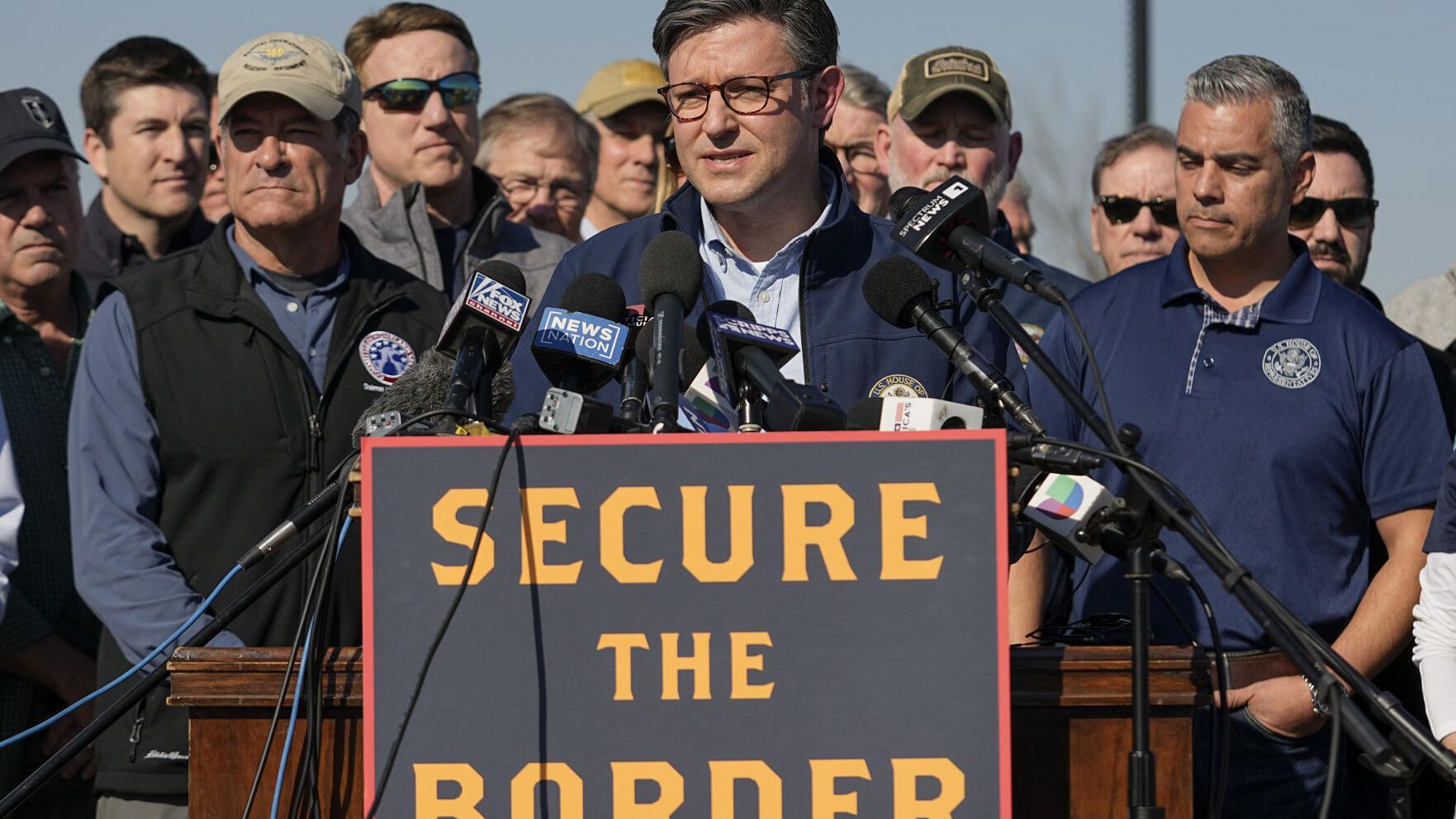 For House Speaker Mike Johnson, border security could be make-or-break issue